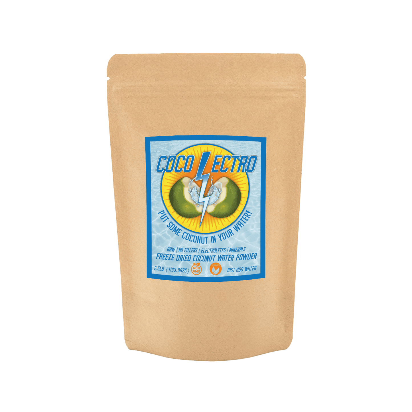 CocoLectro - Organic Freeze Dried Coconut Water Powder CocoLectro