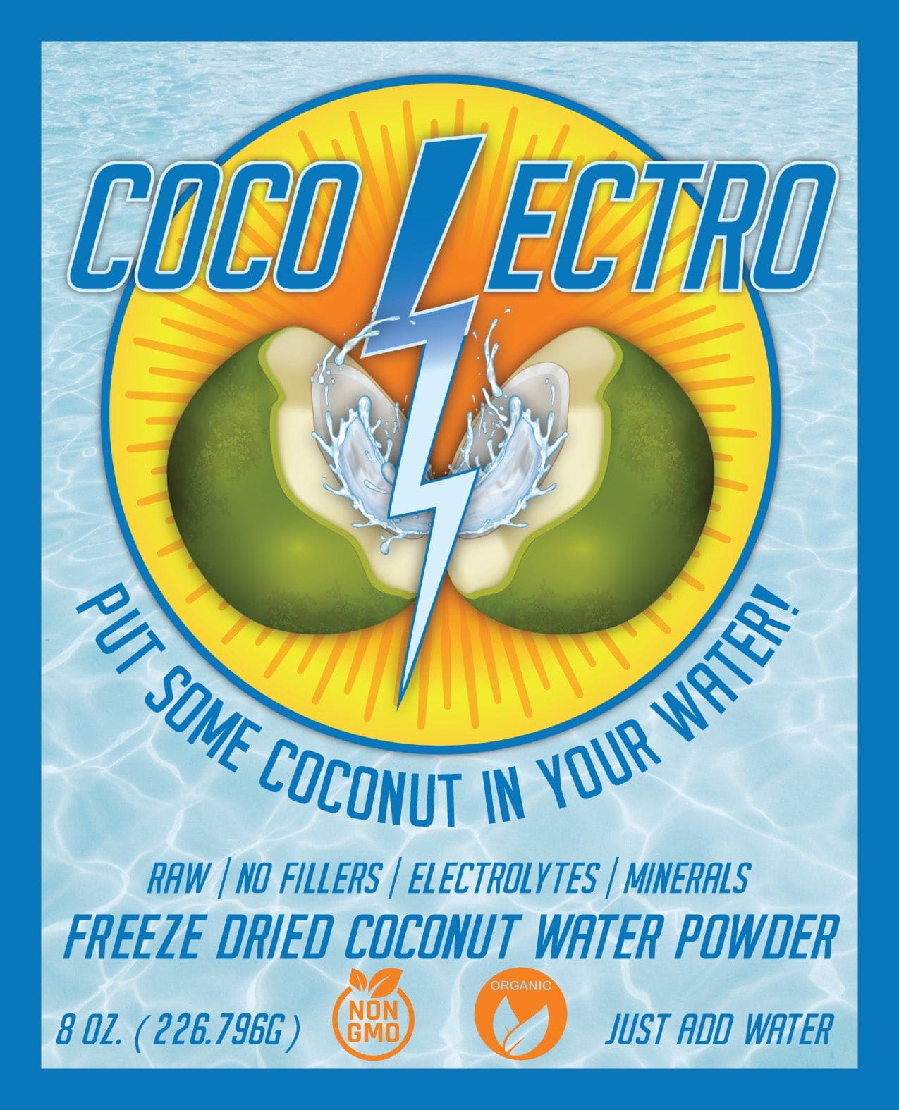 CocoLectro - Organic Freeze Dried Coconut Water Powder CocoLectro